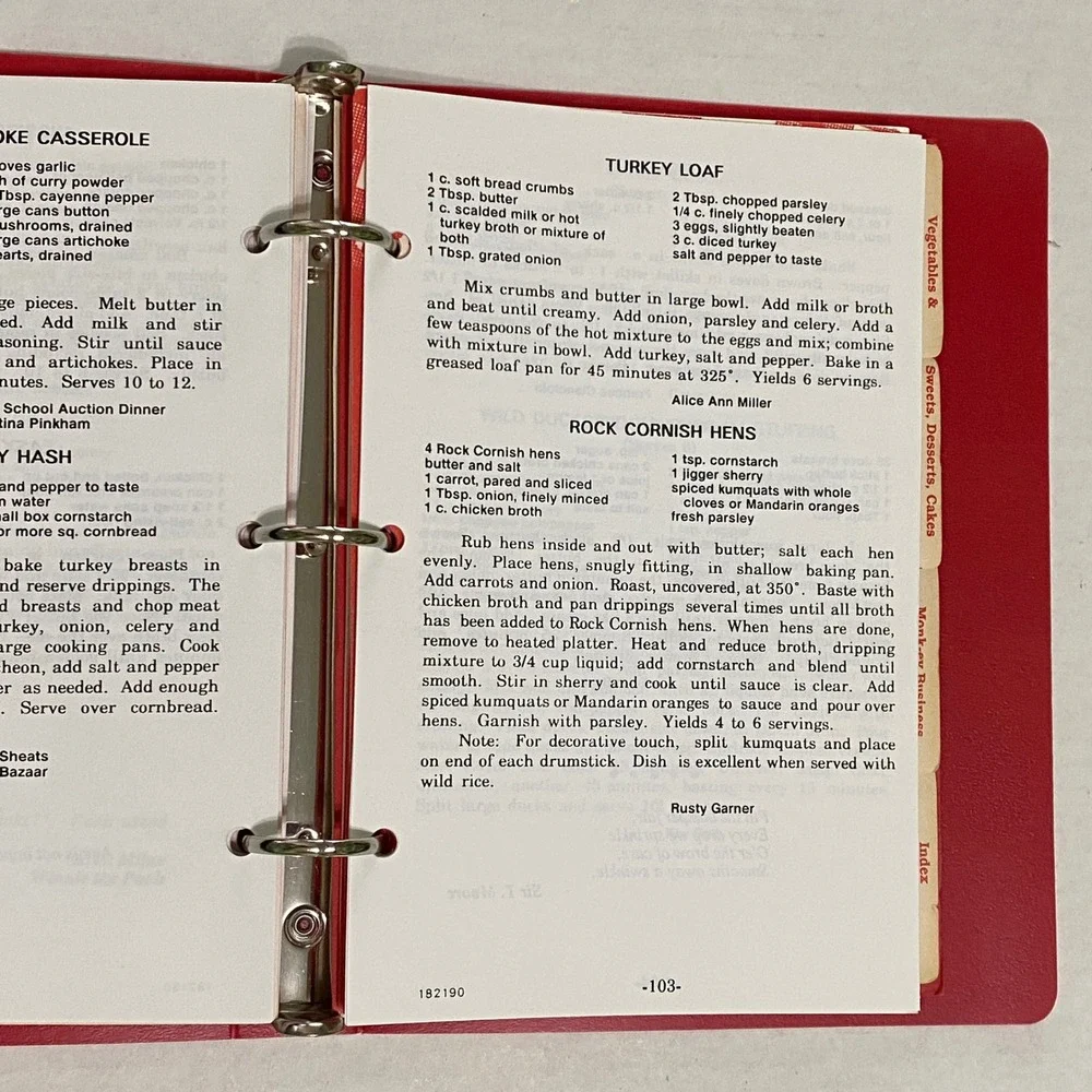 Vtg 90s The Book of Common Fare Grace St Luke's Memphis Church Cookbook Southern
